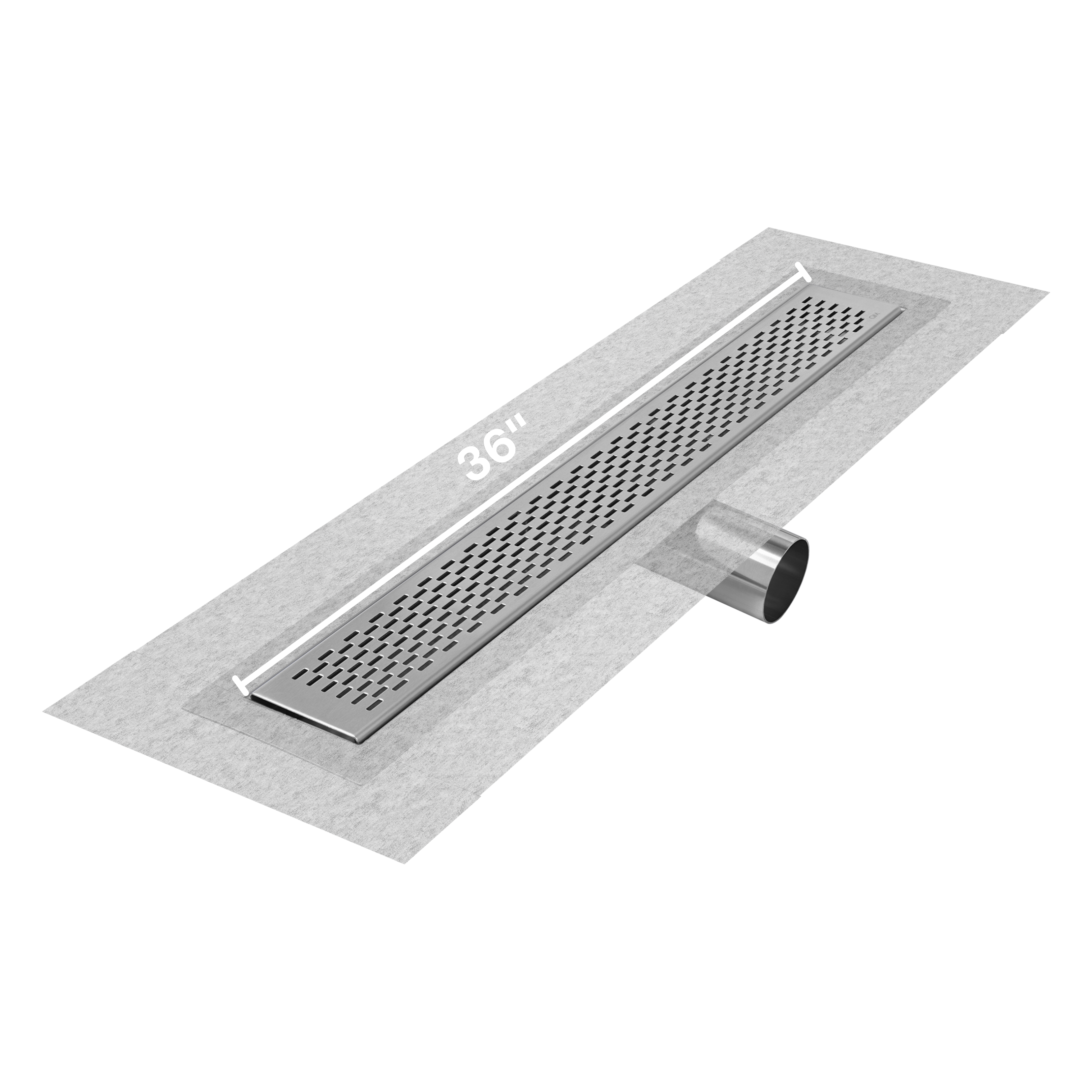 Delta Delmar Standard length side outlet linear drain