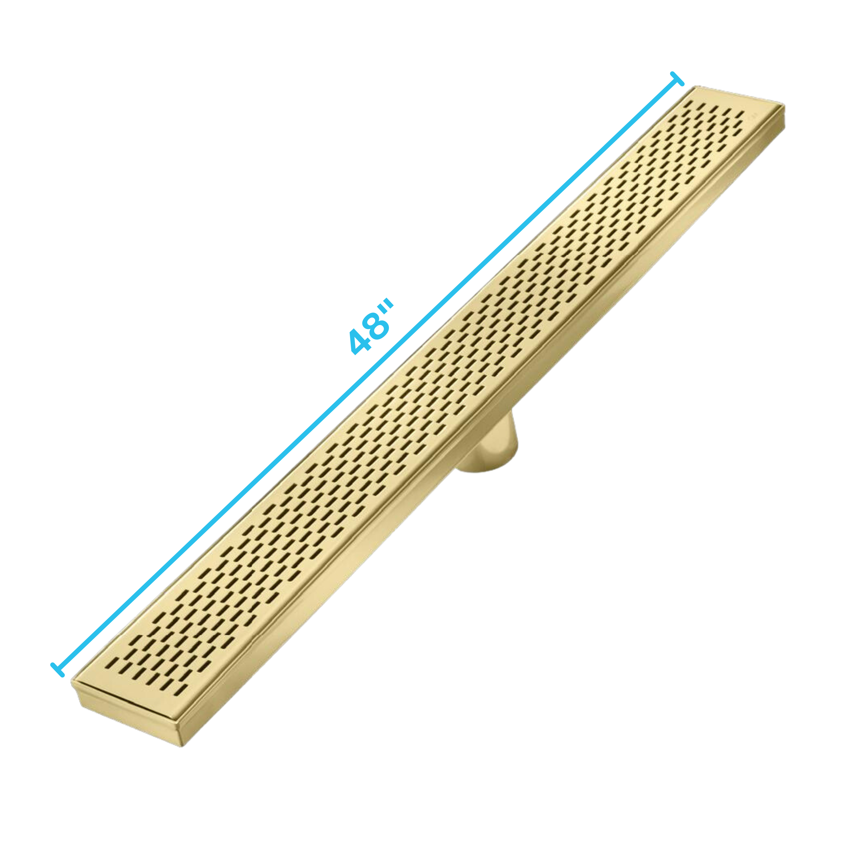 Delta Delmar Standard length Plain Edge linear drain