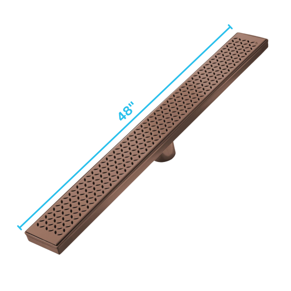 Lotus Delmar Standard length Plain Edge linear drain
