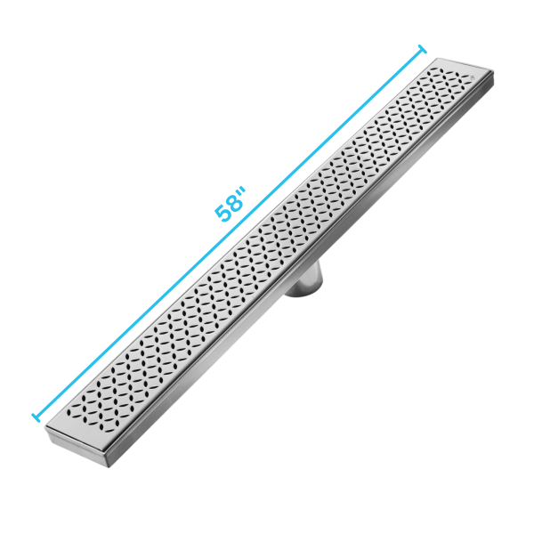 Lotus Delmar Standard length Plain Edge linear drain