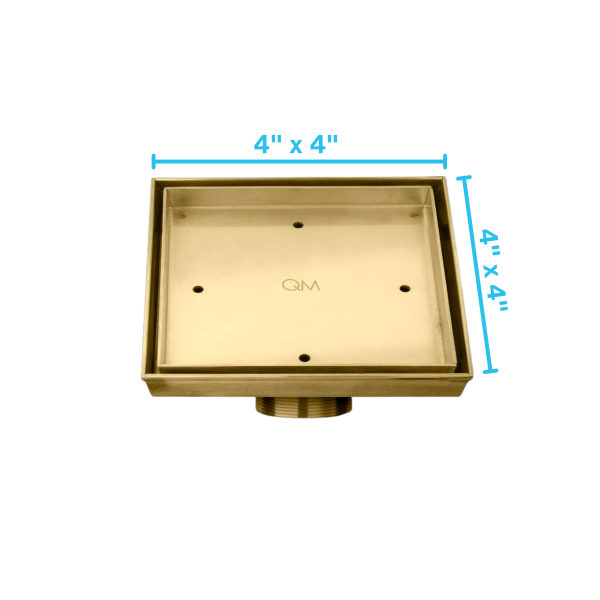 Delmar Mist (Tile-In) Square Shower Drain