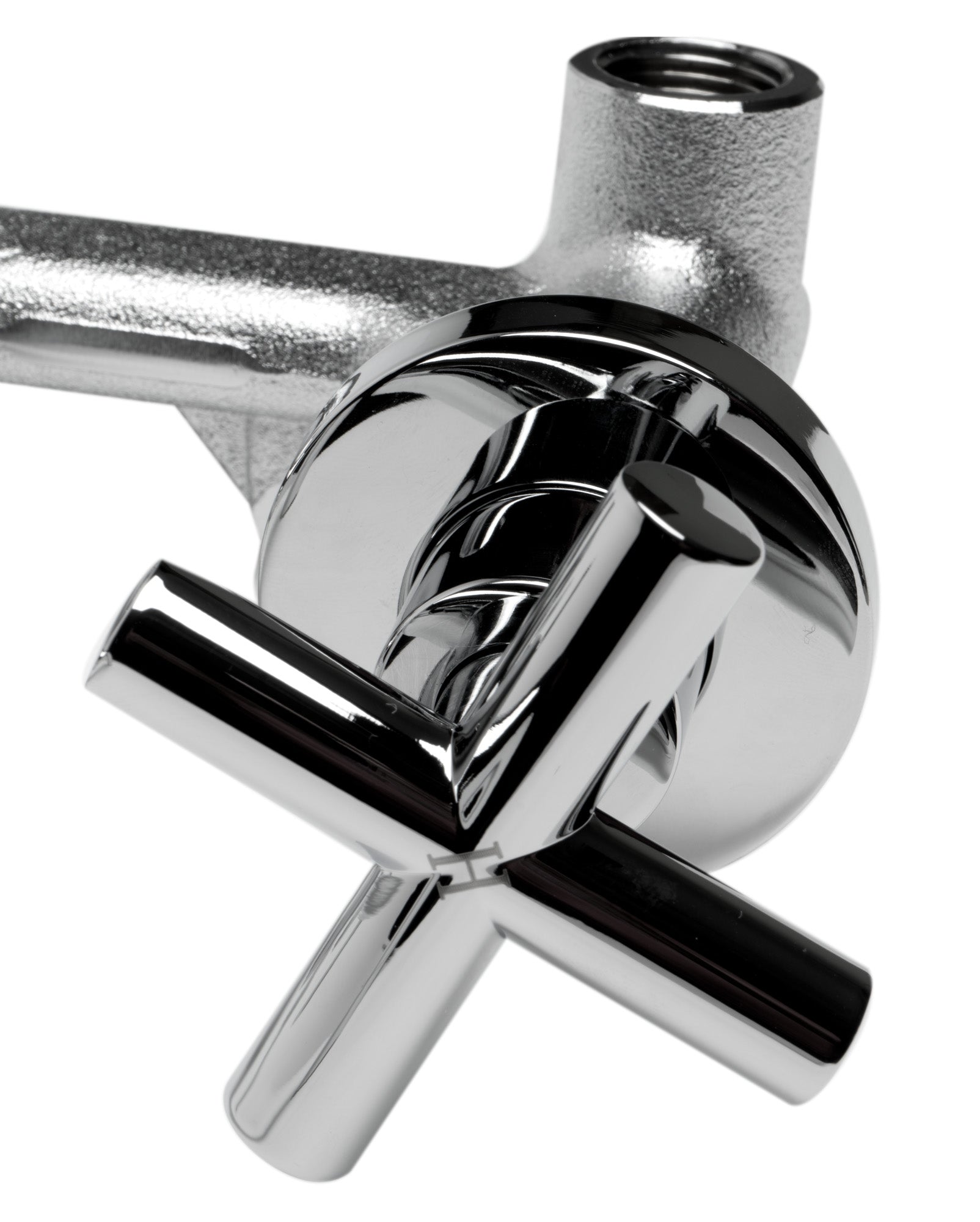 ALFI brand AB1035 8" Widespread Wall-Mounted Cross Handle Faucet