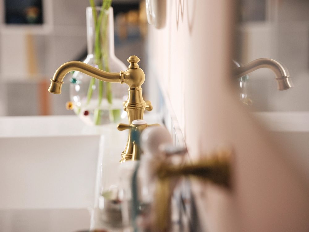 Weymouth Two-Handle High Arc Bathroom Faucet