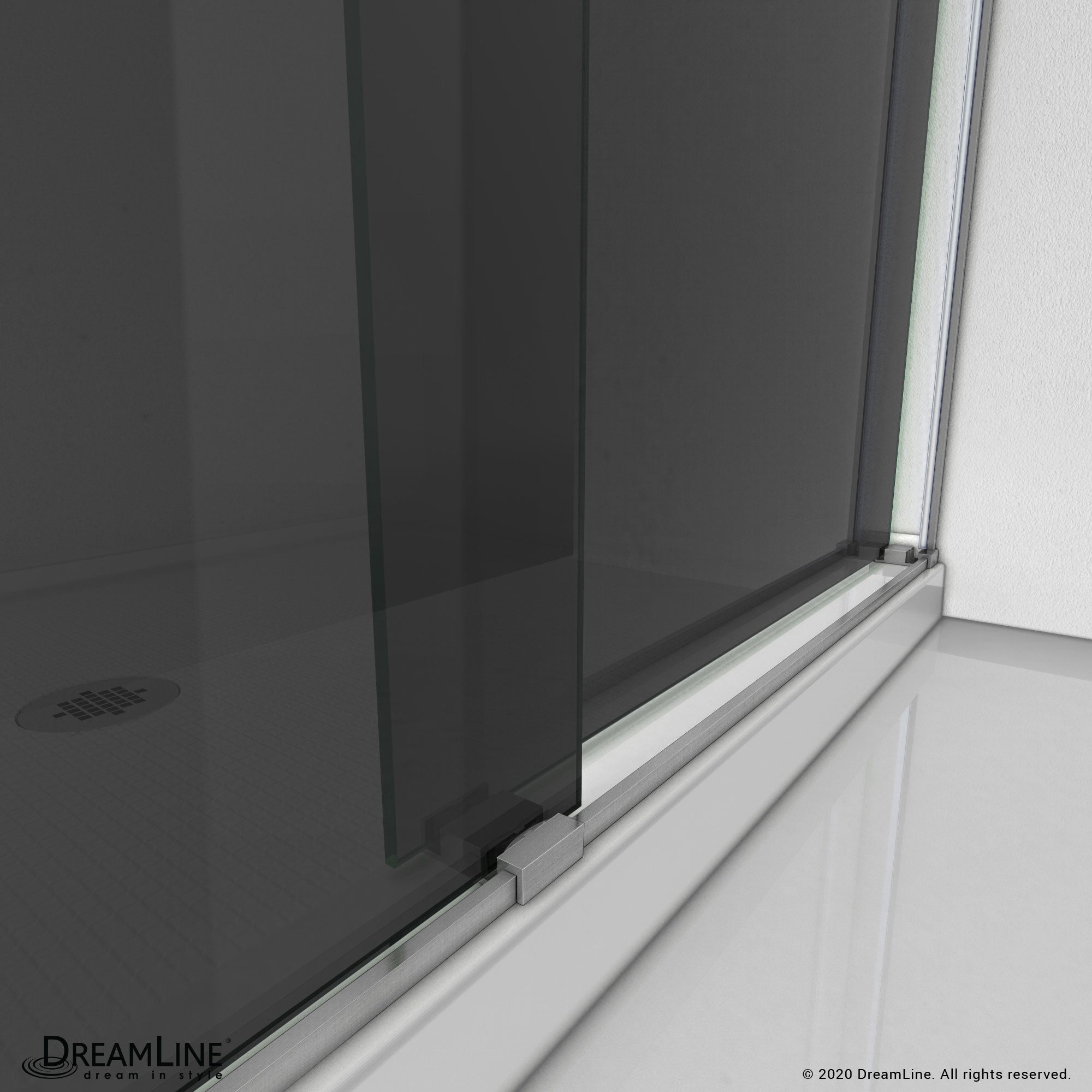 DreamLine Dexterity 56-60" W Shower Door