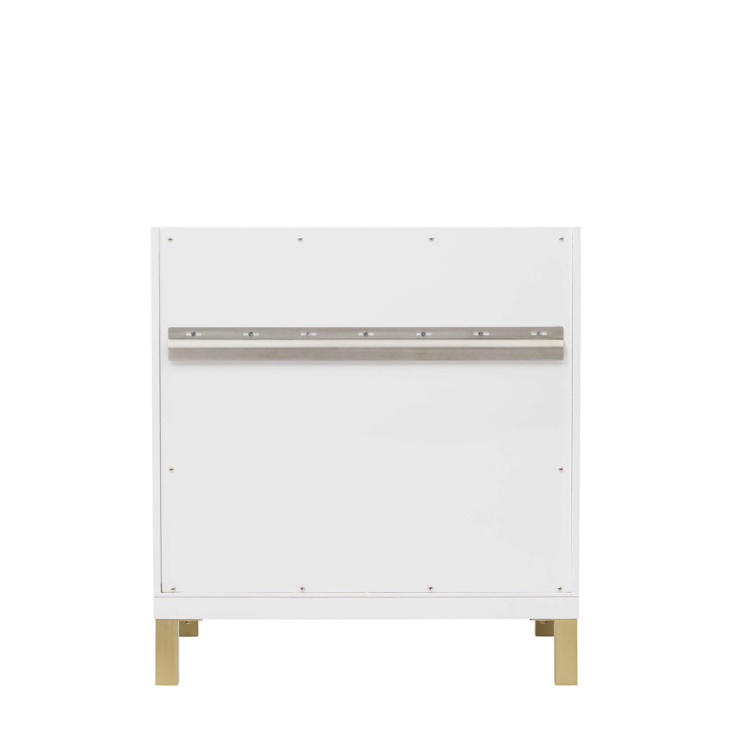 James Martin Chicago 30" Single Vanity in Glossy White with 3cm Countertop