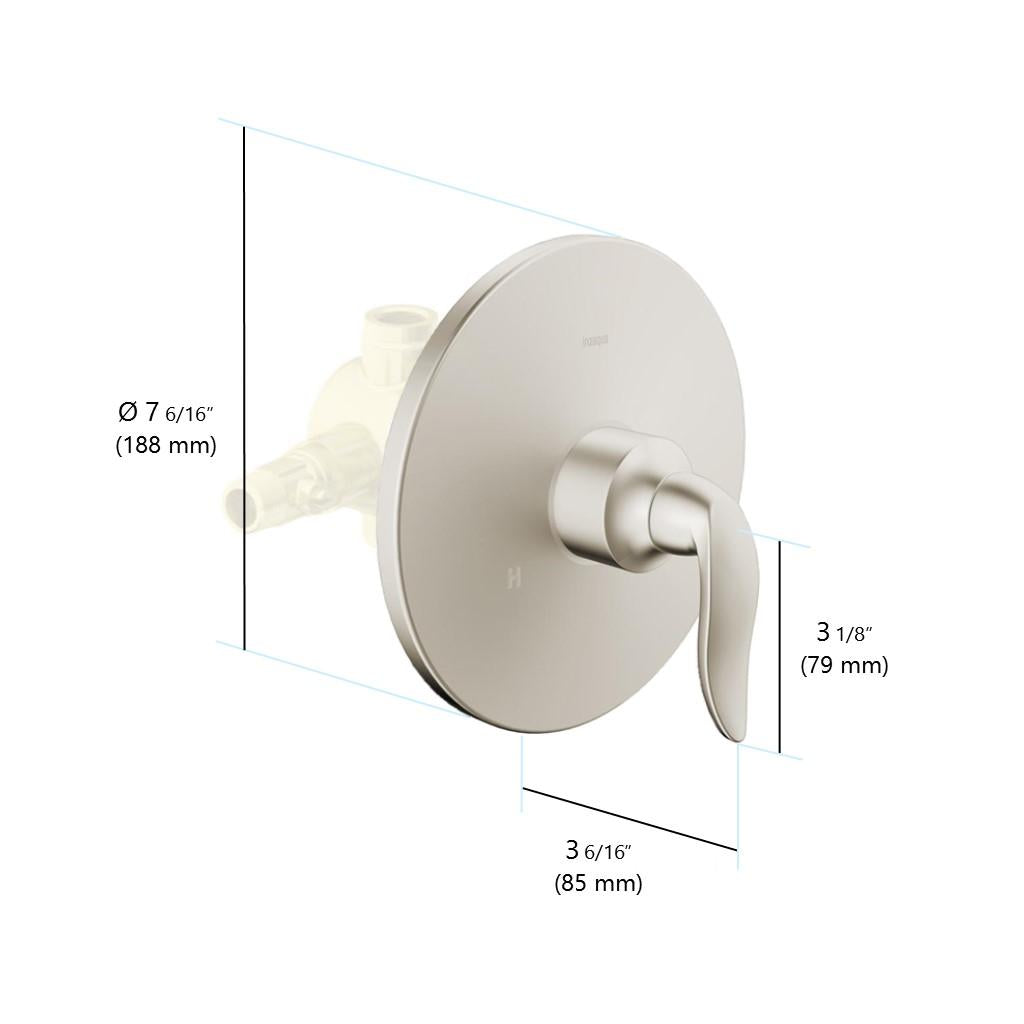 in2aqua Style pressure balance valve trim kit, without diverter