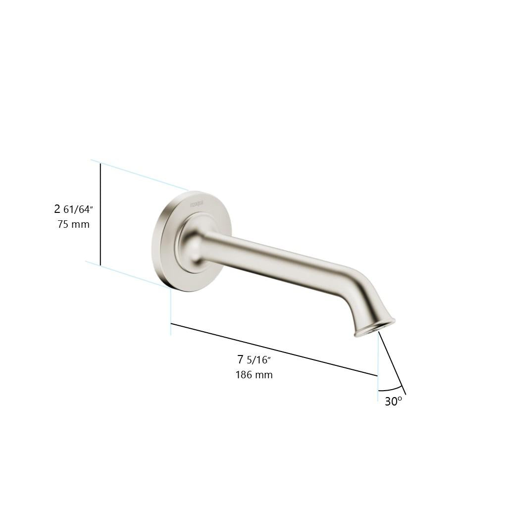in2aqua Classic tub spout XL, 1/2"