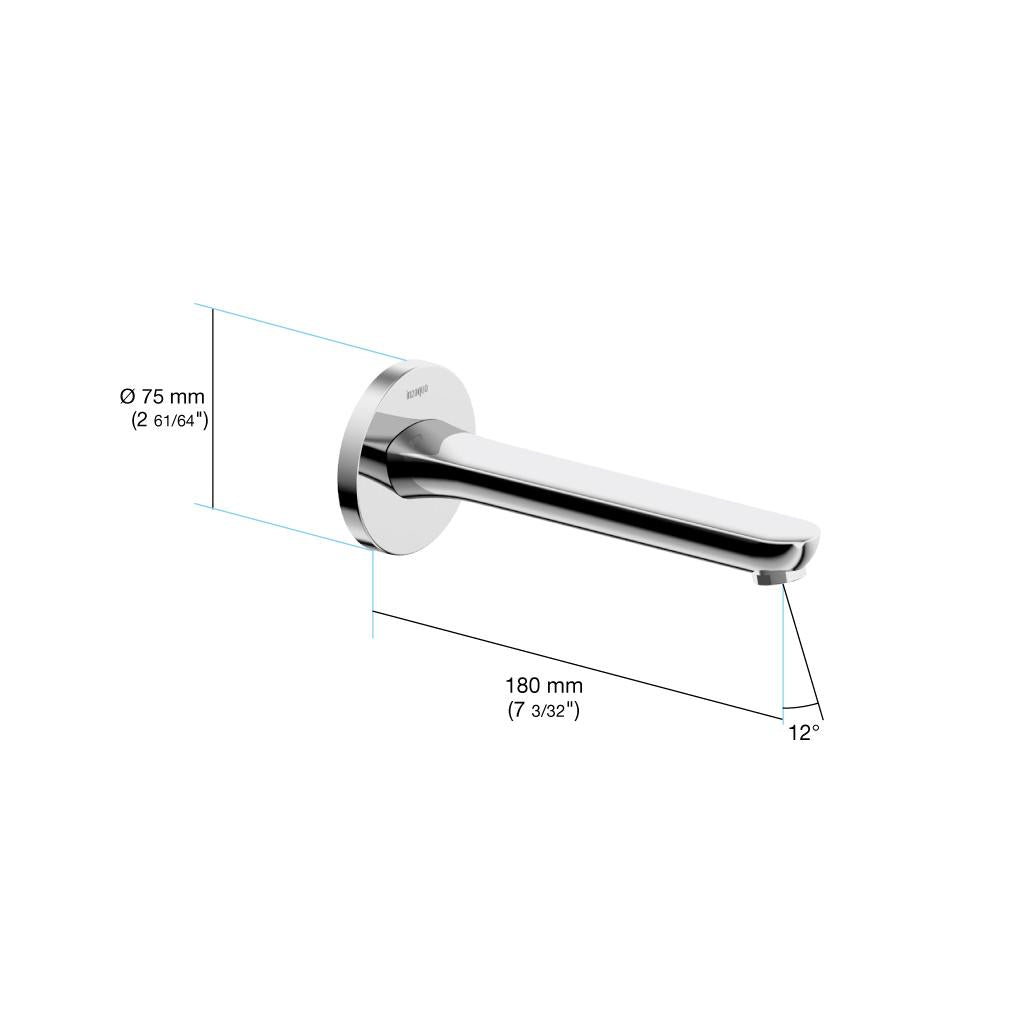 in2aqua Style tub spout XL, 1/2"