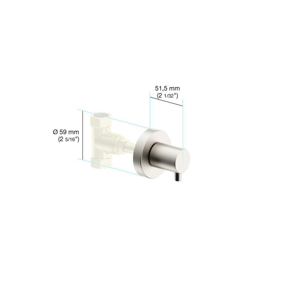 in2aqua ½" shut-off/volume control trim kit