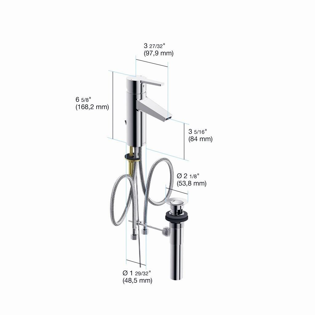 in2aqua Riva single-lever basin mixer