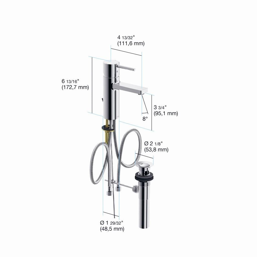 in2aqua Lana single-lever basin mixer