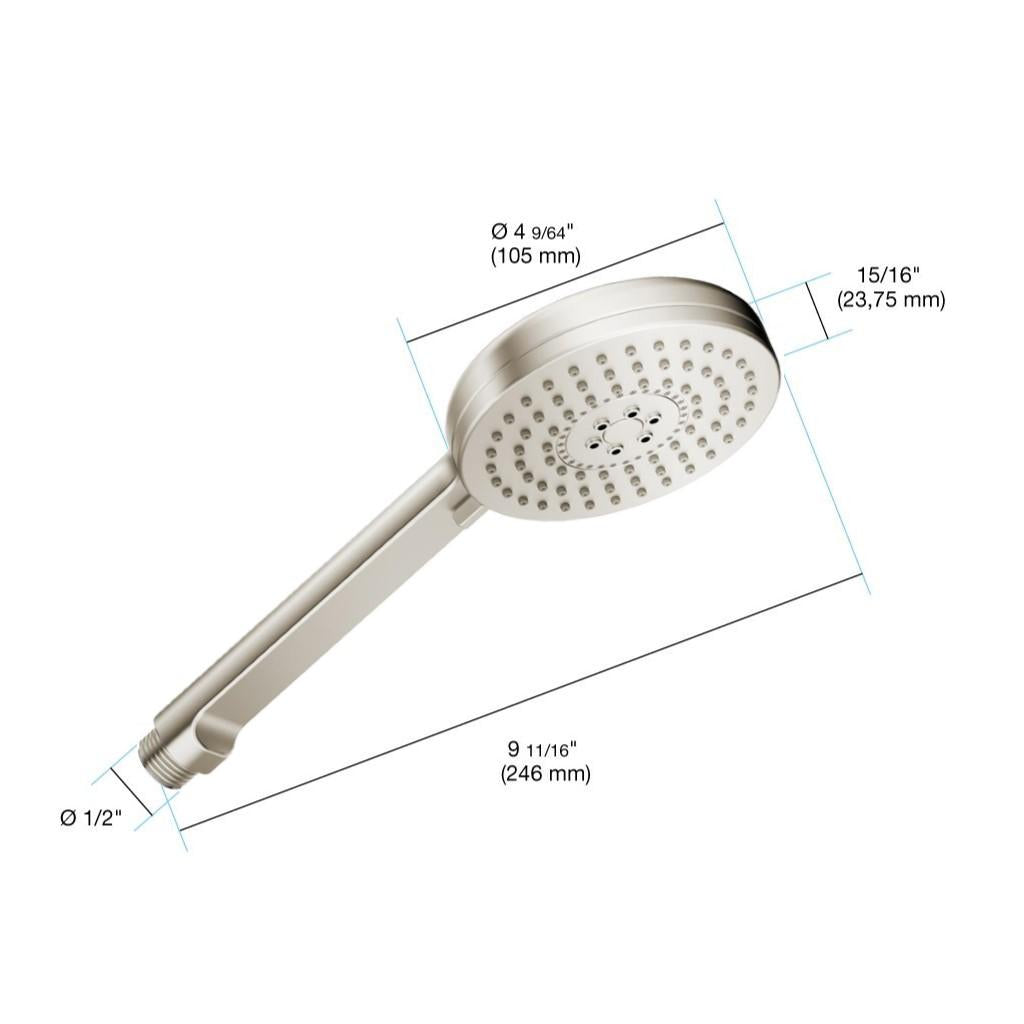 in2aqua hand shower, 4 1/4", 2-spray