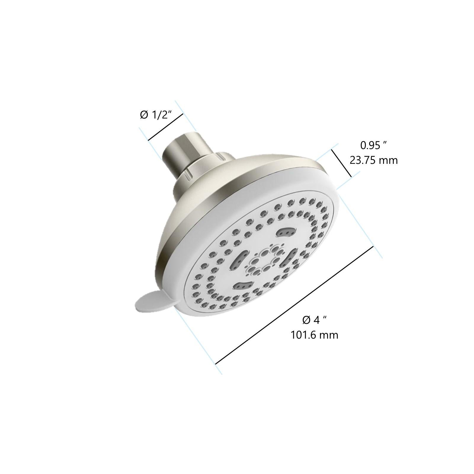 in2aqua shower head, 3-spray