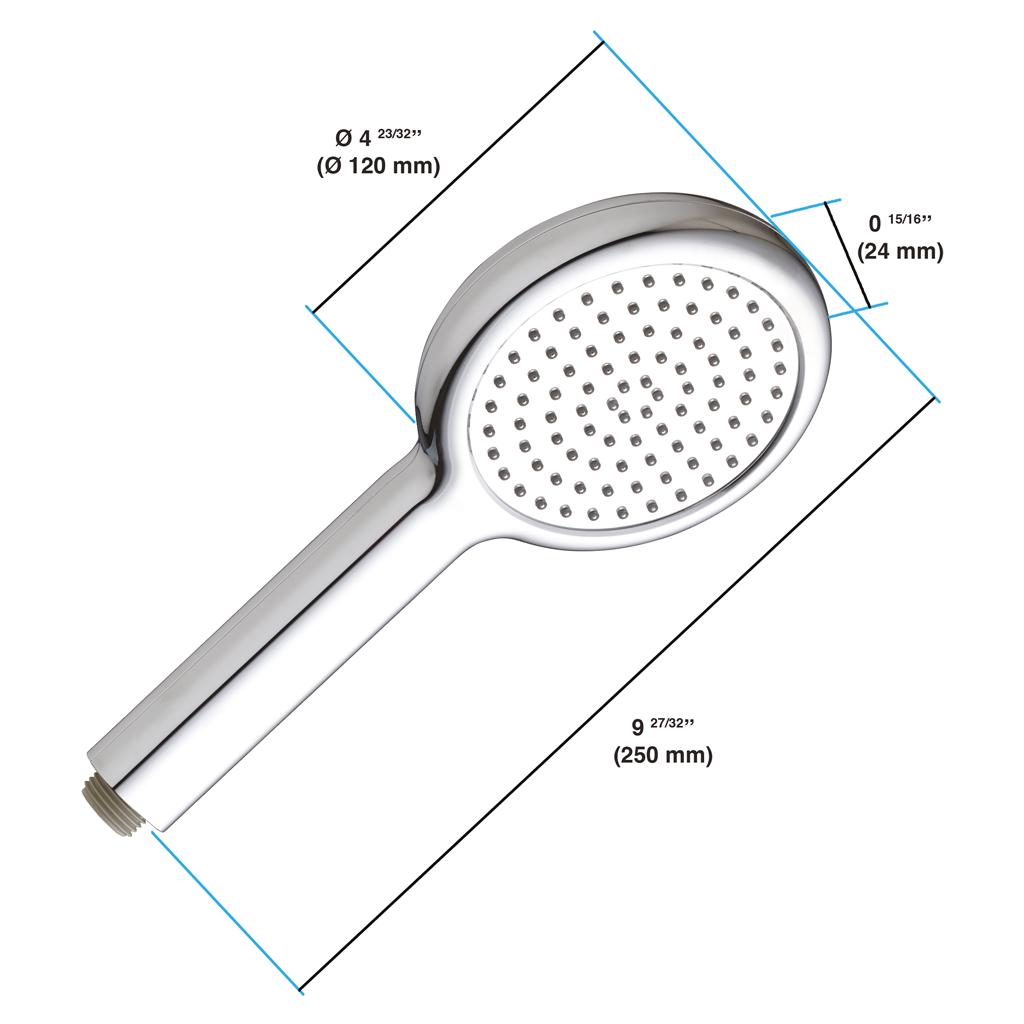 in2aqua hand shower, 4 3/4 ", 1-spray