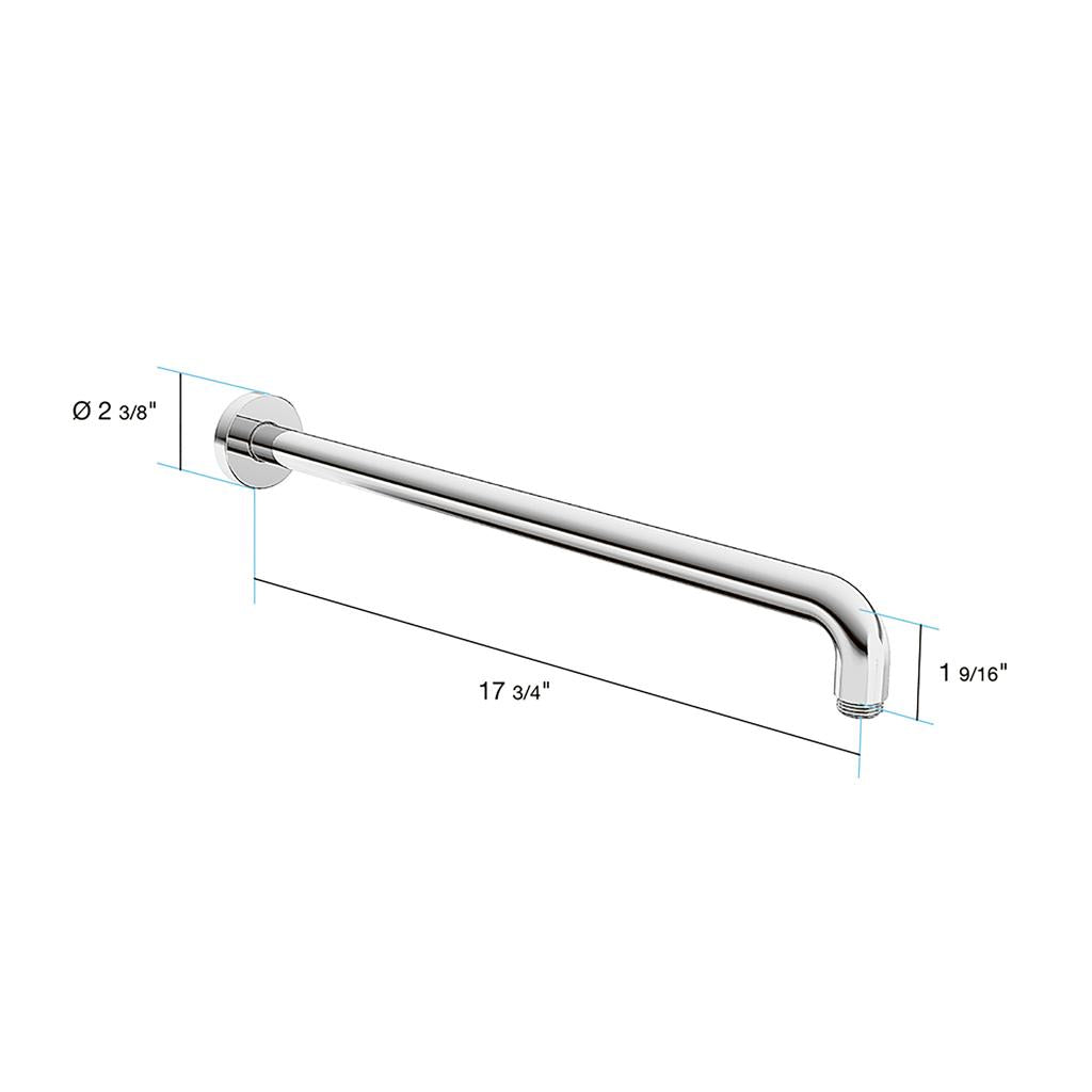 in2aqua shower arm XL, 17 3/4"