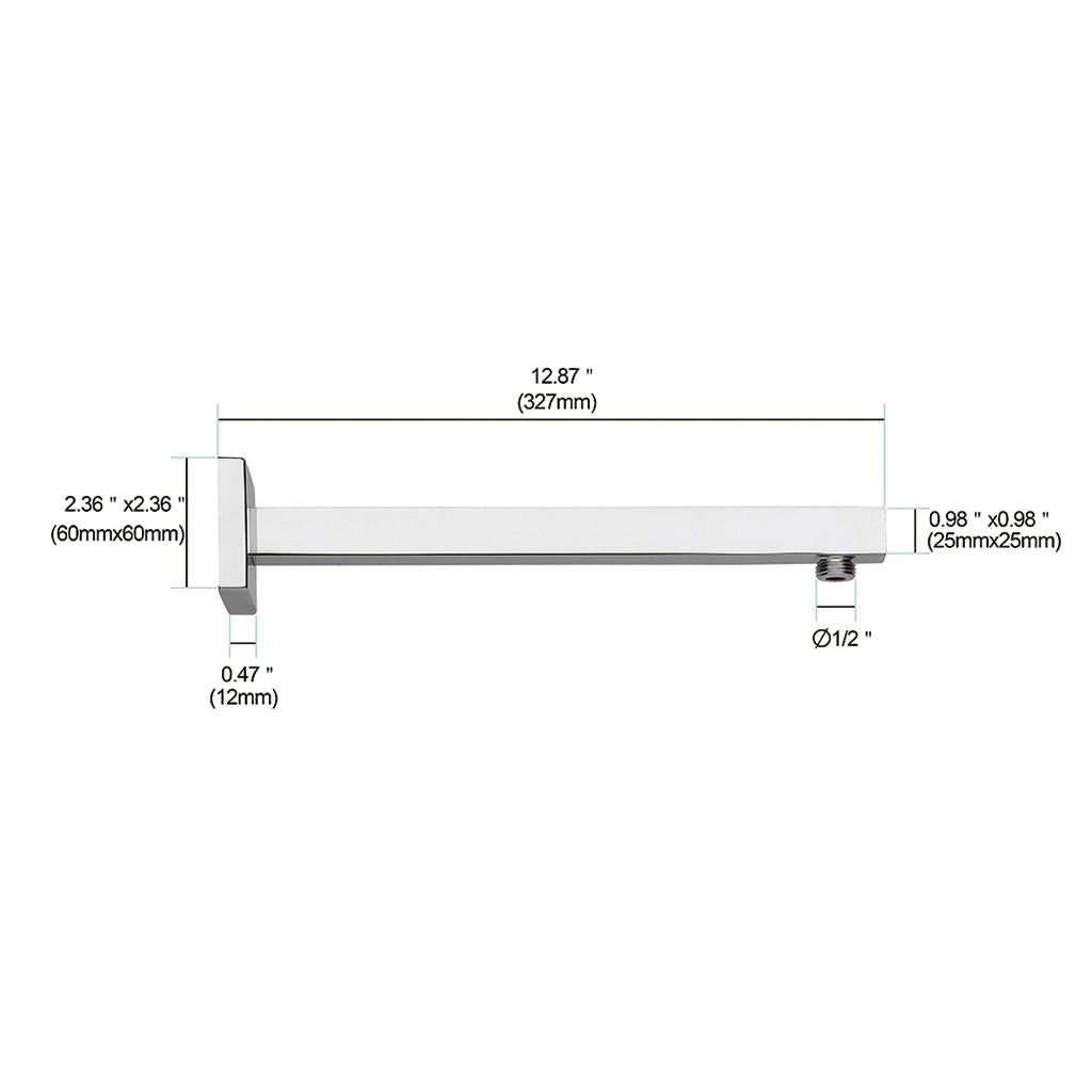in2aqua Urban X  shower arm, 12"