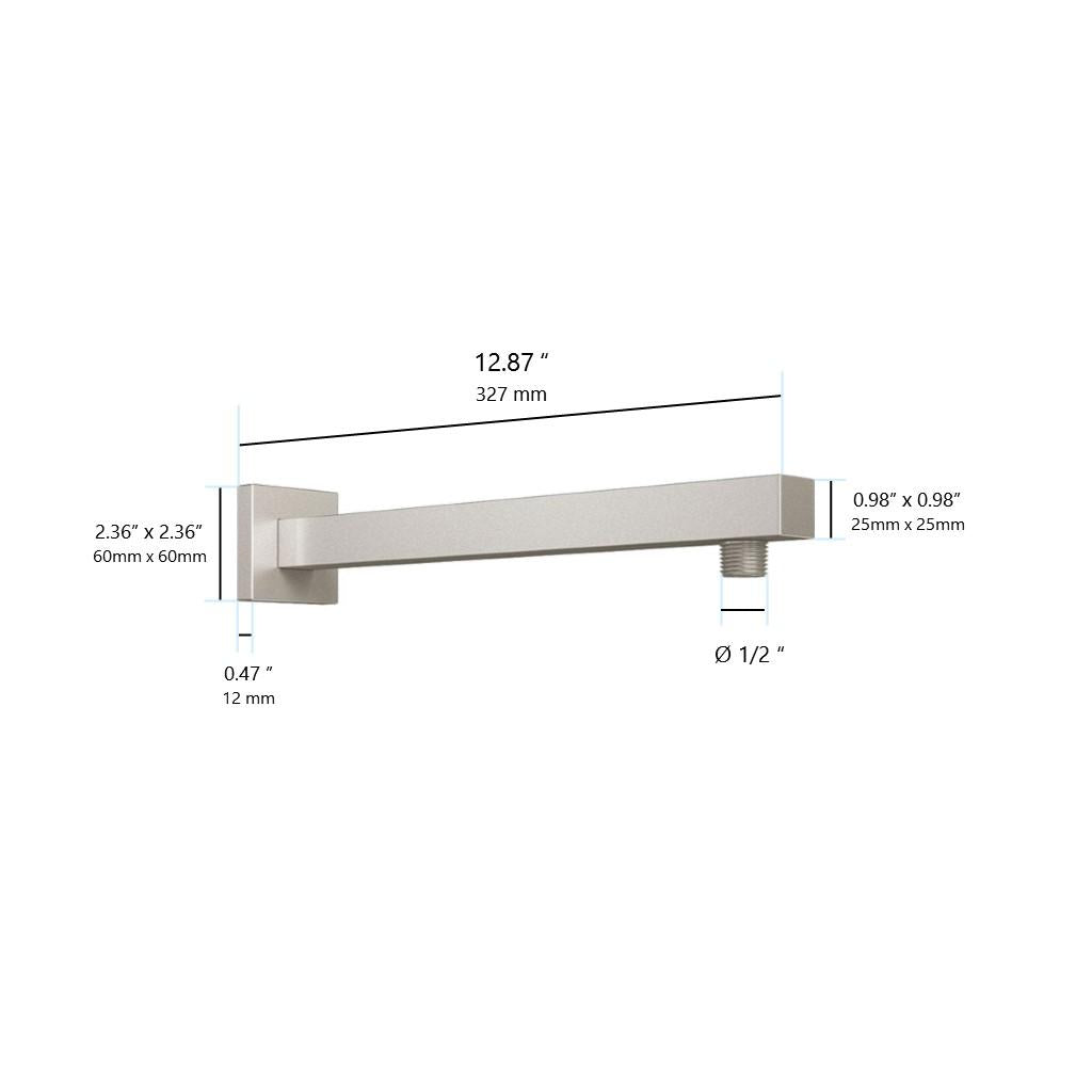 in2aqua Urban X  shower arm, 12"