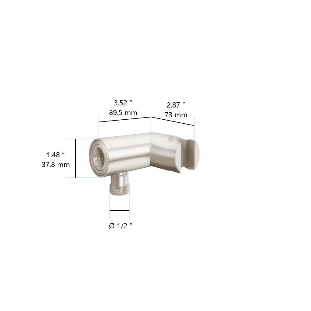 in2aqua wall outlet with swivel hand shower holder