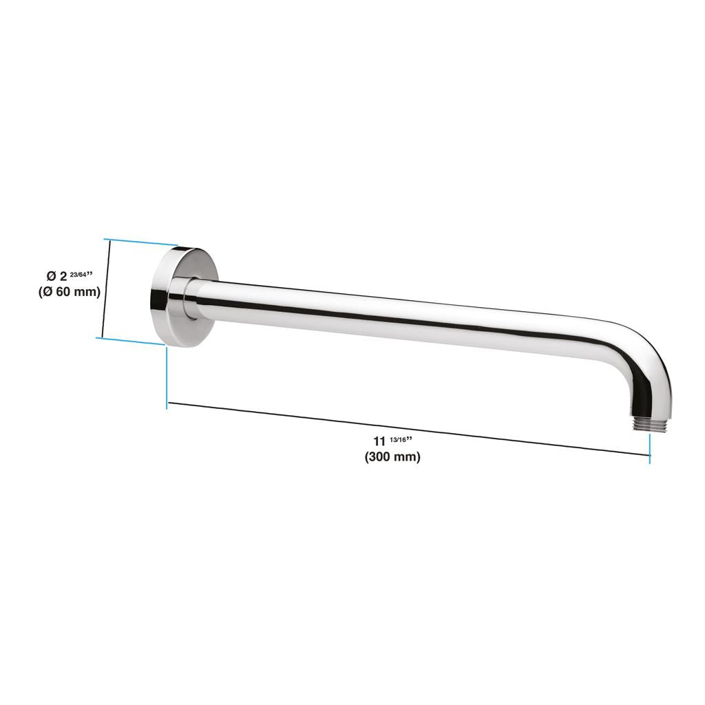 in2aqua shower arm XL, 11 3/4"