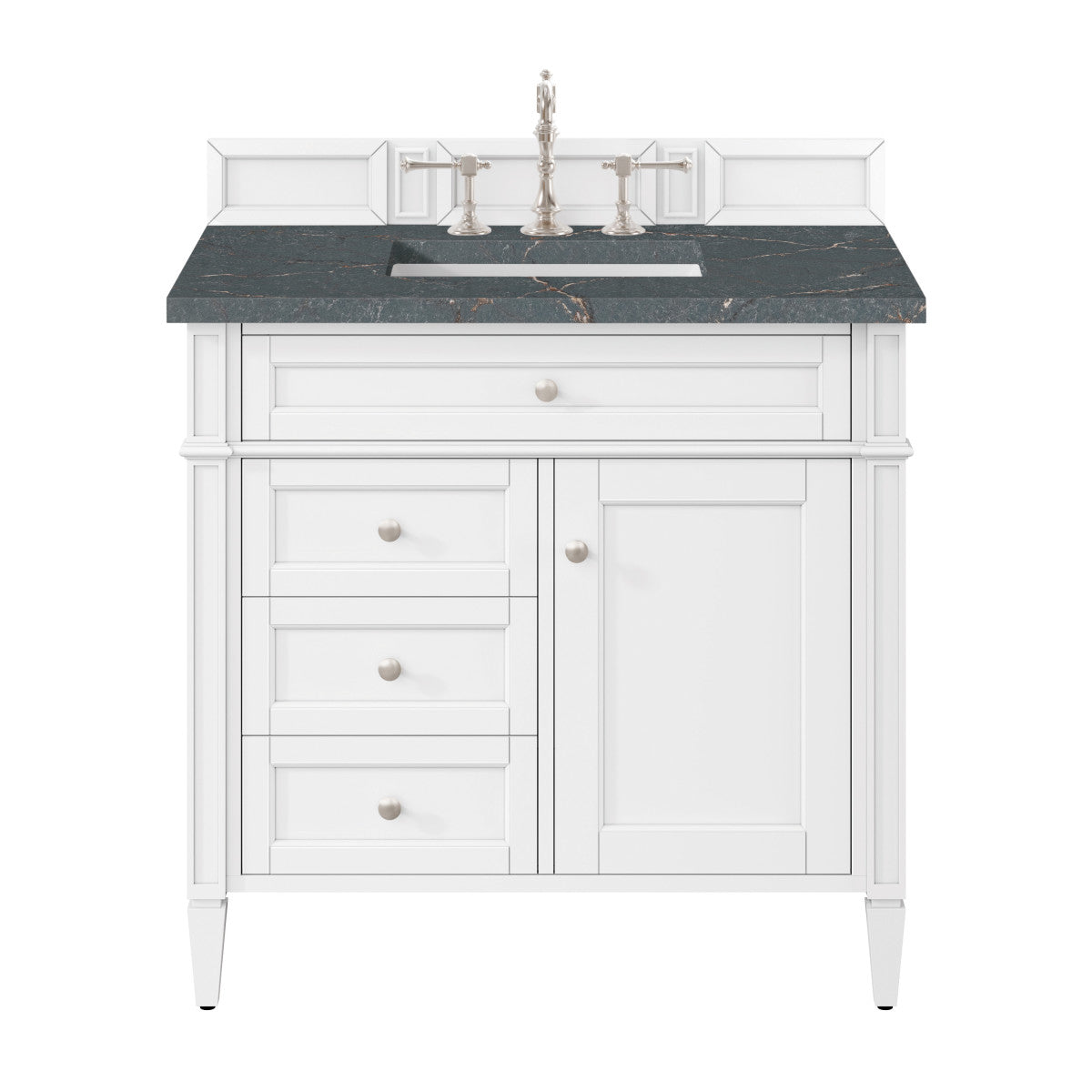 Brittany 36" Single Vanity in Bright White