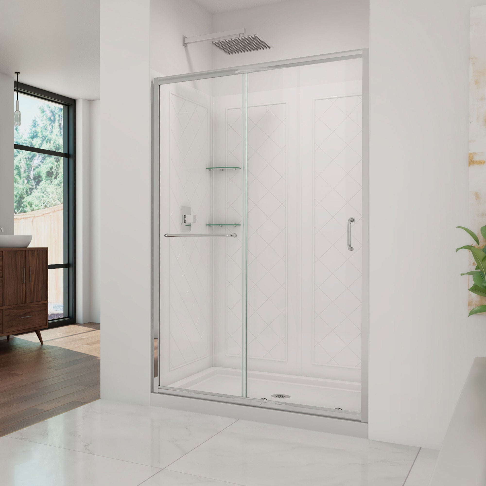 DreamLine Infinity-Z 48" W Shower Door Kit