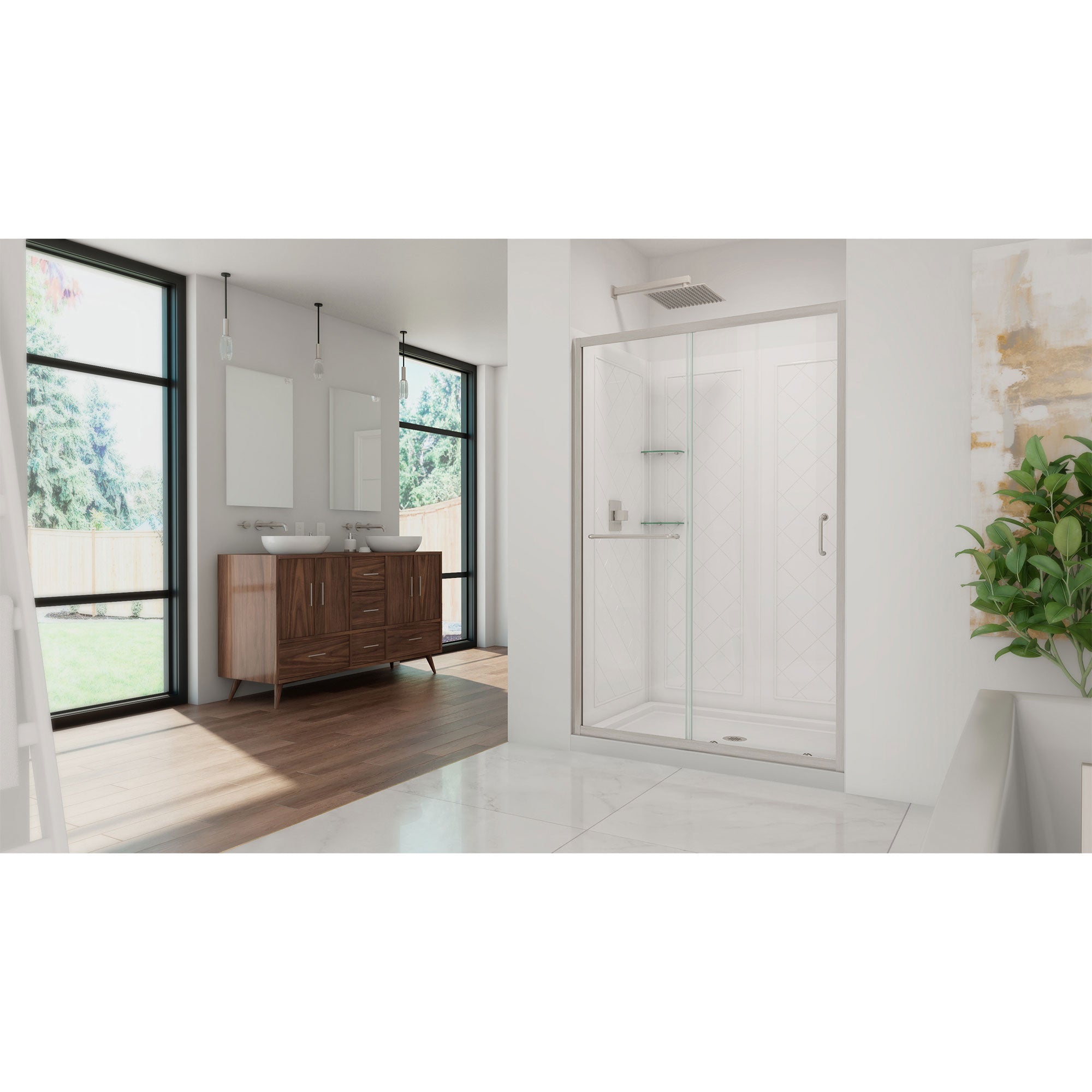 DreamLine Infinity-Z 48" W Shower Door Kit