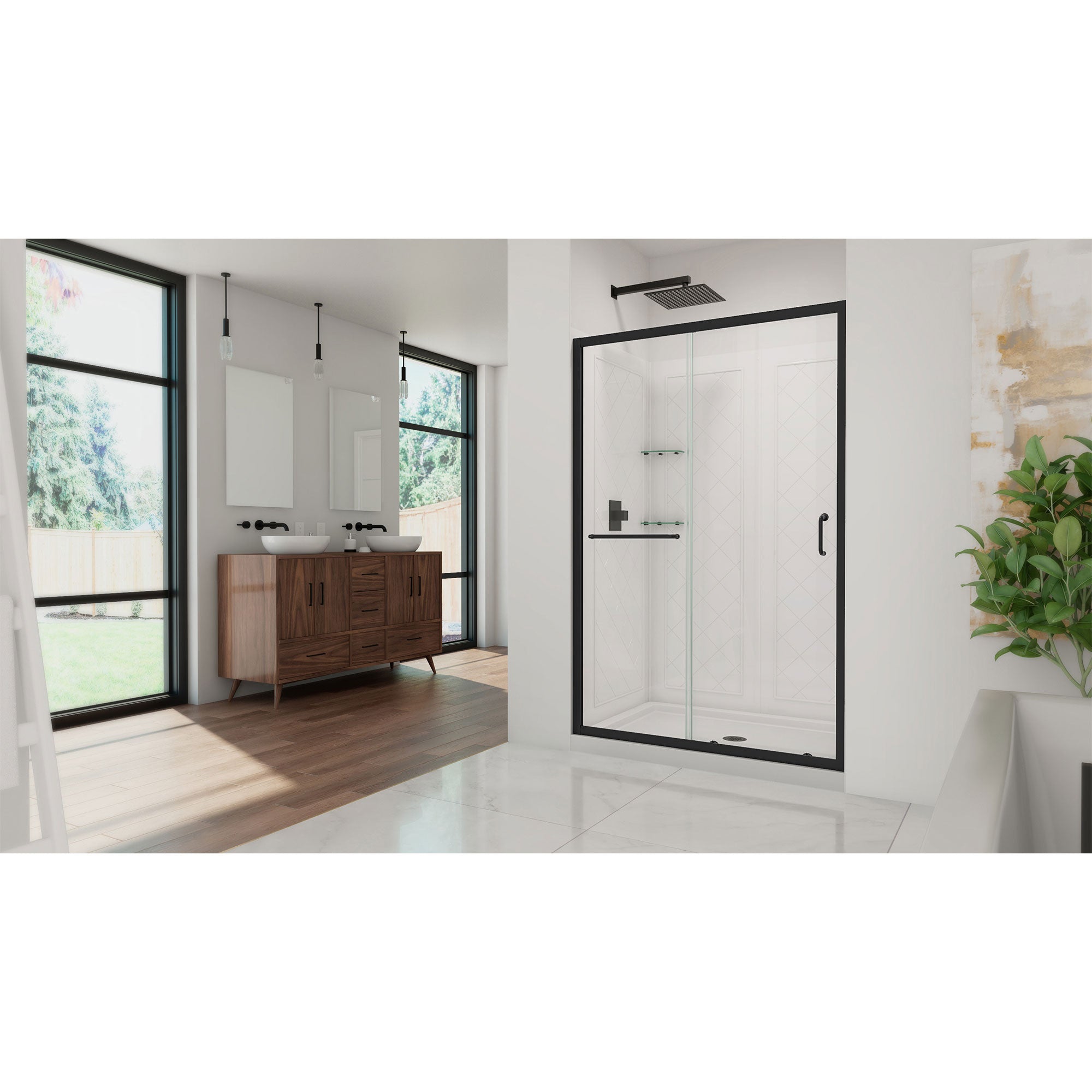 DreamLine Infinity-Z 48" W Shower Door Kit