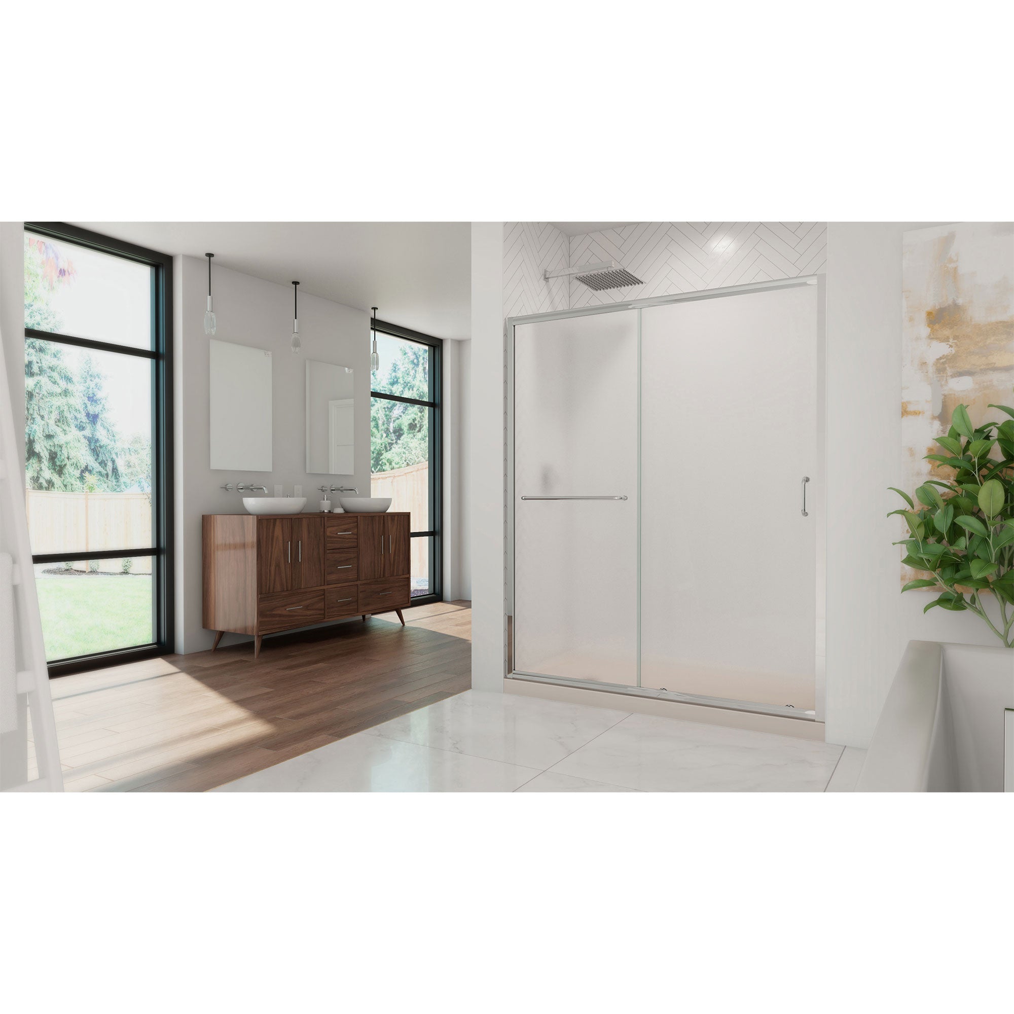 DreamLine Infinity-Z 60" W Shower Door and Base