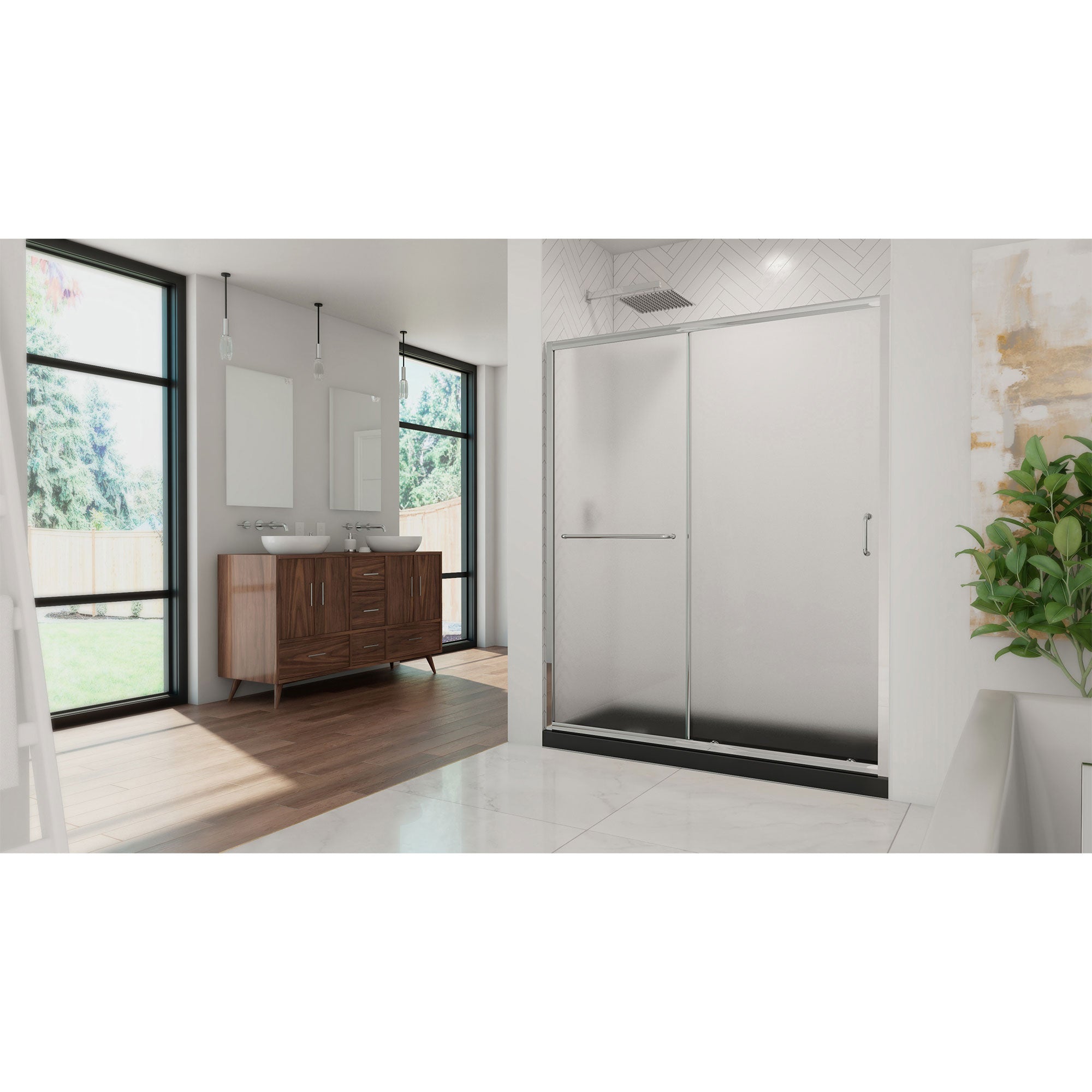 DreamLine Infinity-Z 60" W Shower Door and Base