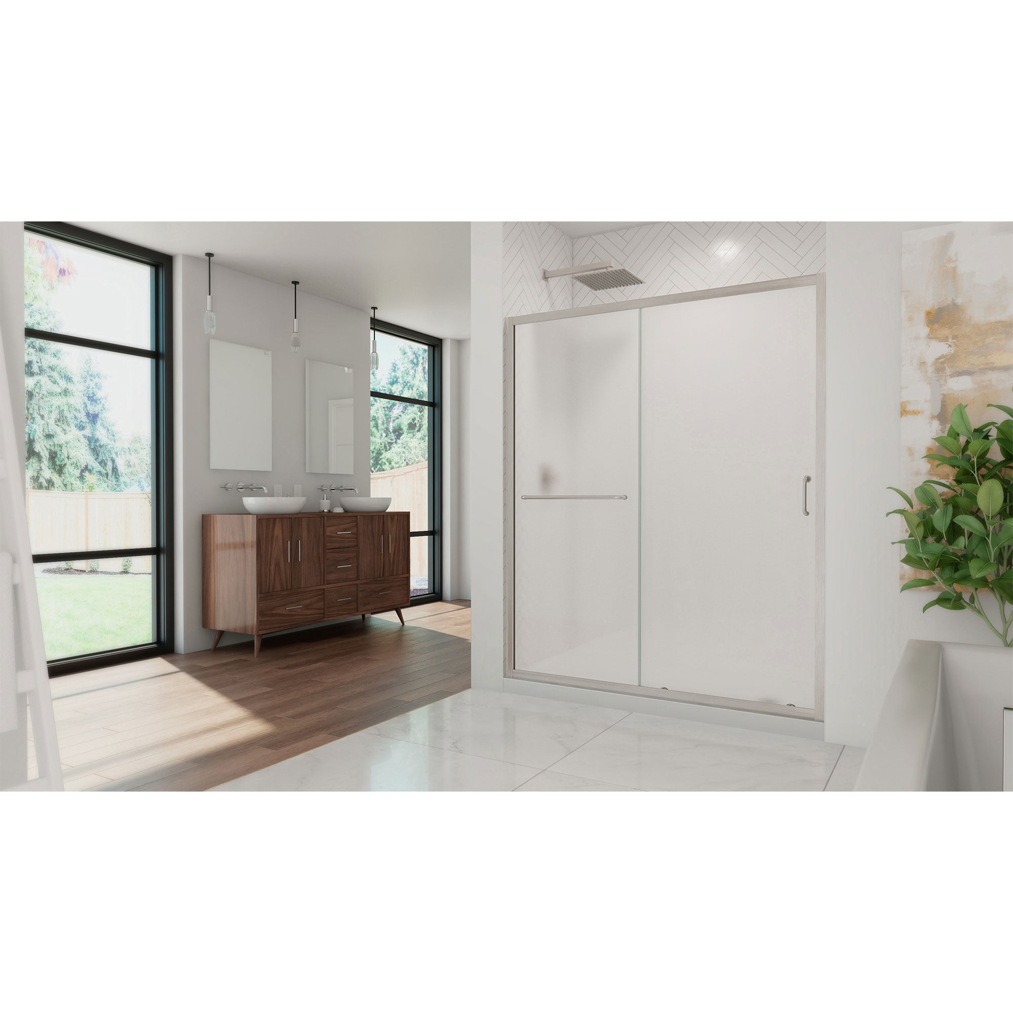 DreamLine Infinity-Z 60" W Shower Door and Base