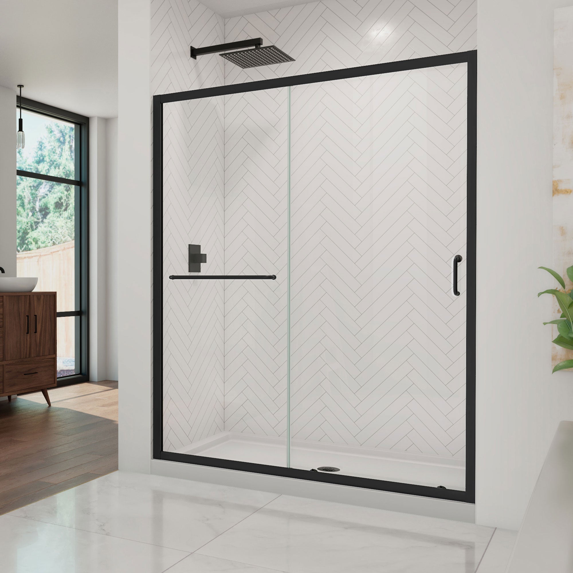 DreamLine Infinity-Z 60" W Shower Door and Base