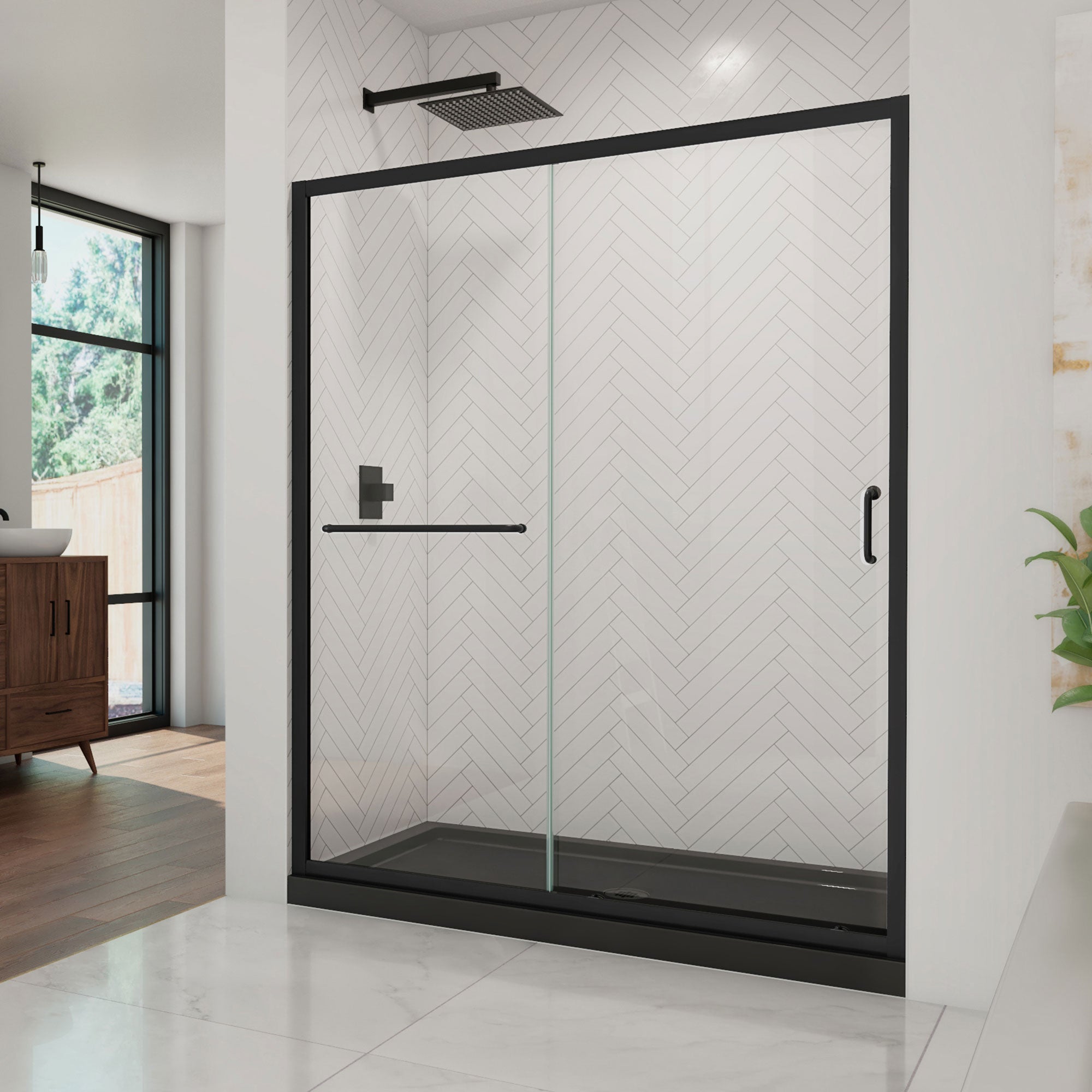 DreamLine Infinity-Z 60" W Shower Door and Base