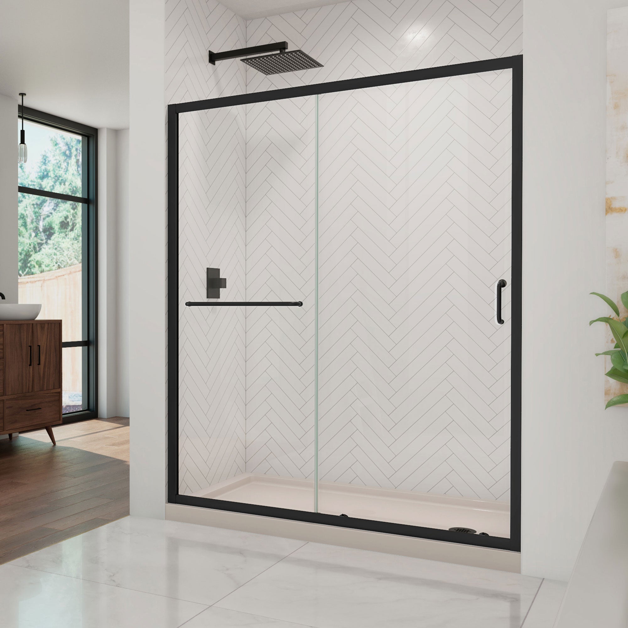 DreamLine Infinity-Z 60" W Shower Door and Base