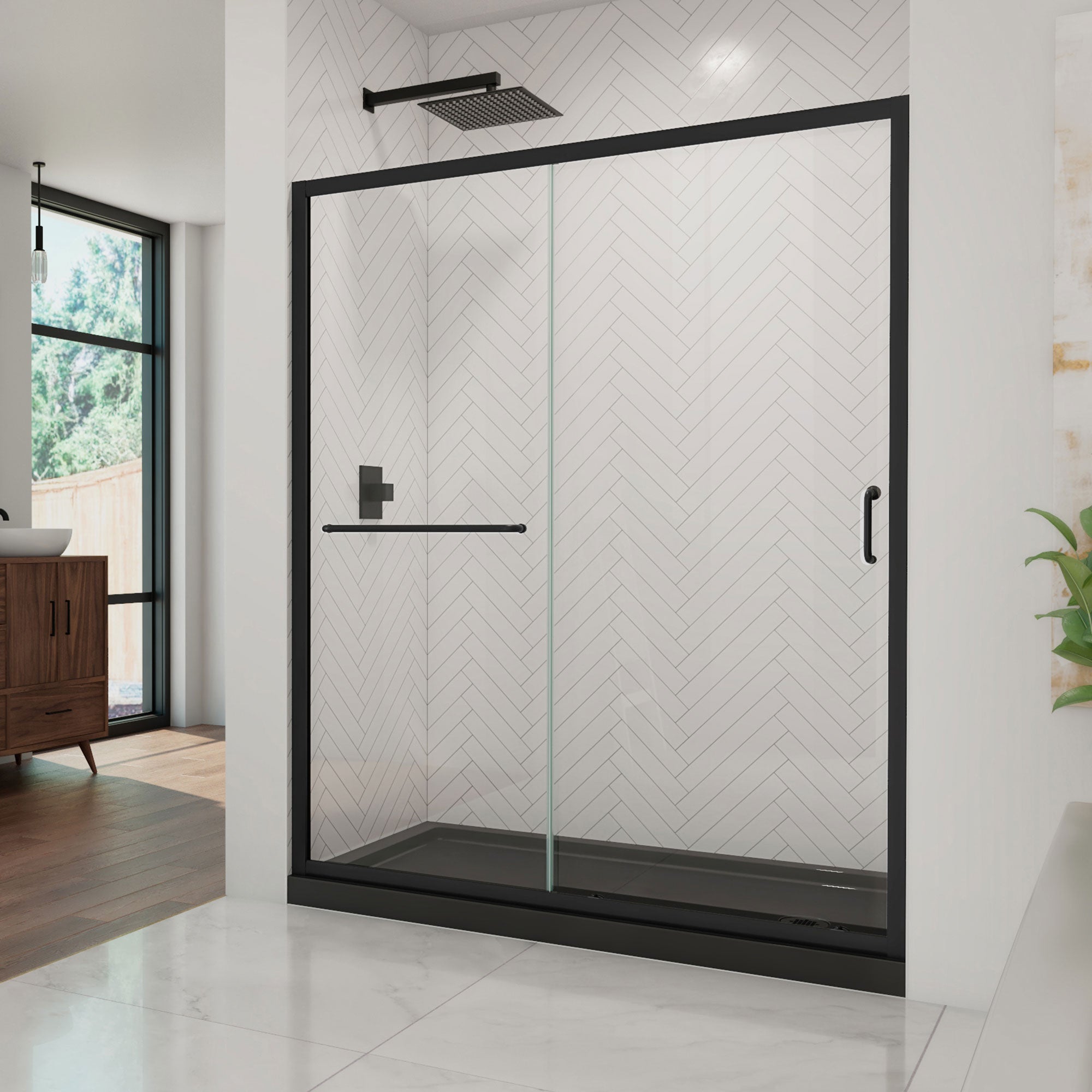 DreamLine Infinity-Z 60" W Shower Door and Base