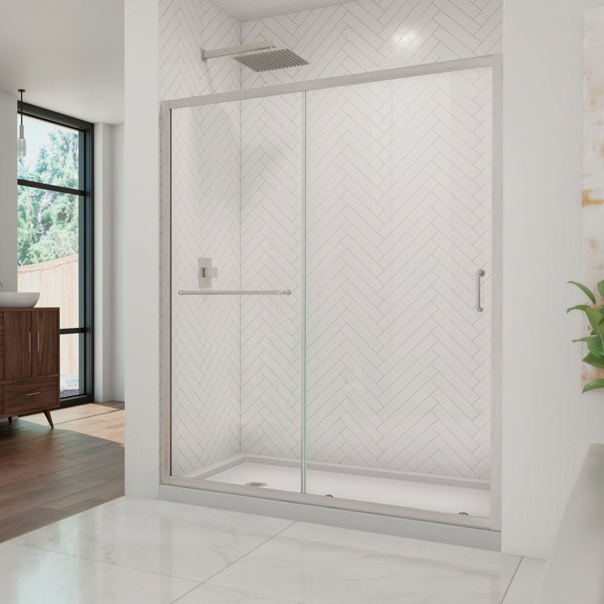 DreamLine Infinity-Z 60" W Shower Door and Base