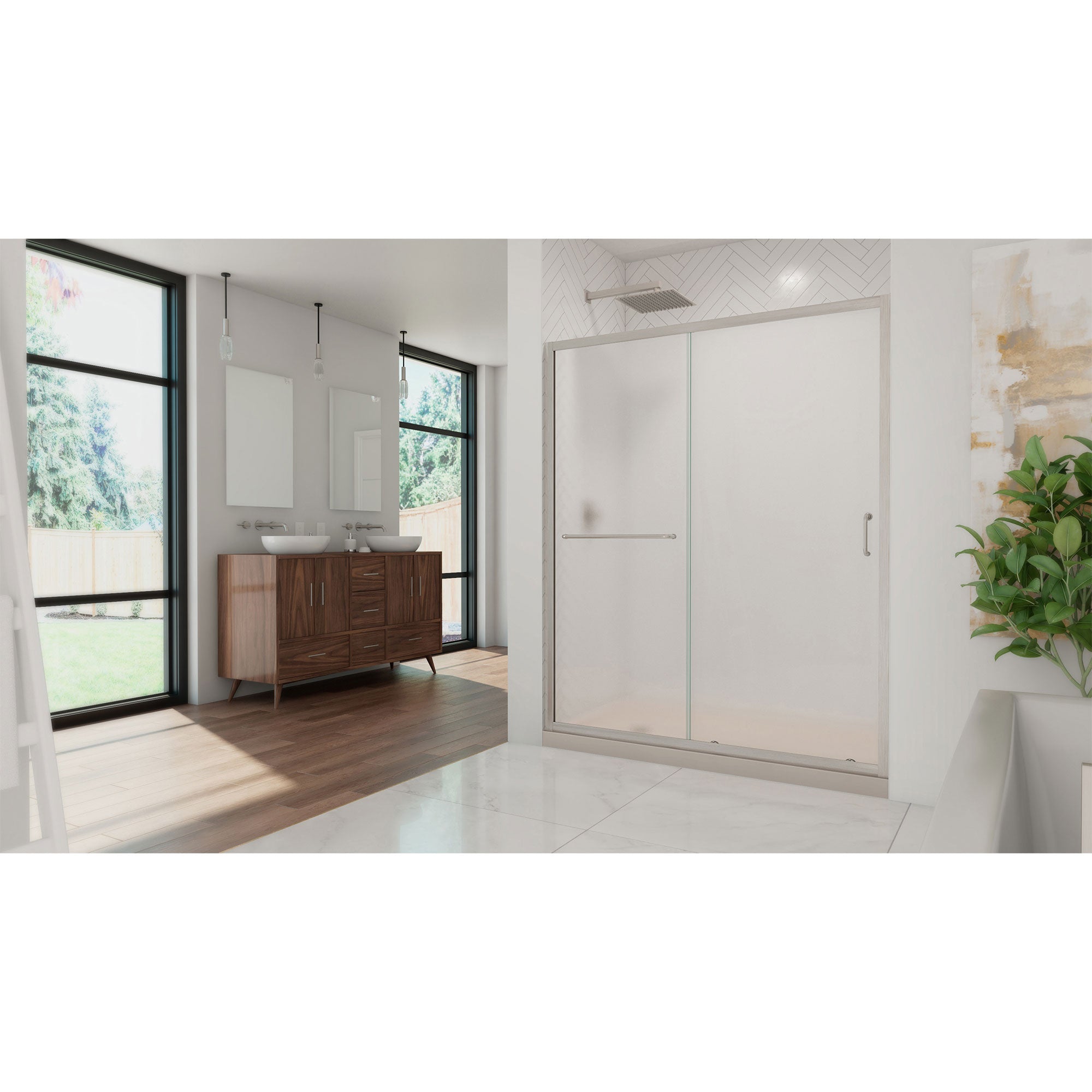 DreamLine Infinity-Z 60" W Shower Door and Base