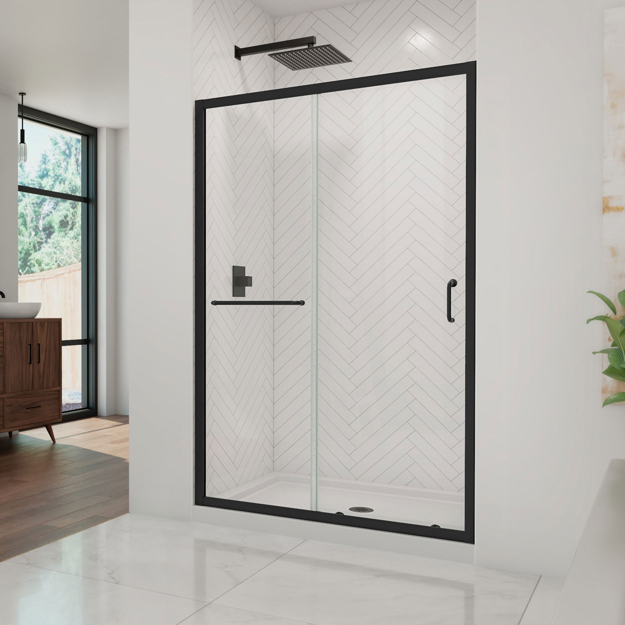 DreamLine Infinity-Z 48" W Shower Door and Base