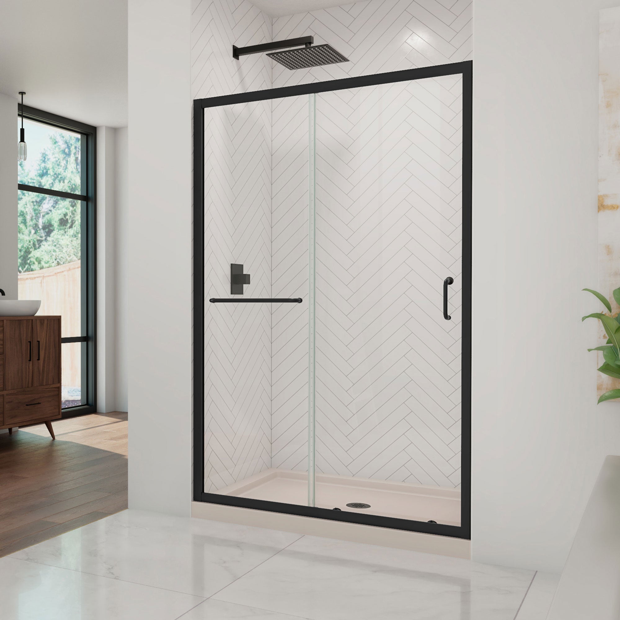 DreamLine Infinity-Z 48" W Shower Door and Base