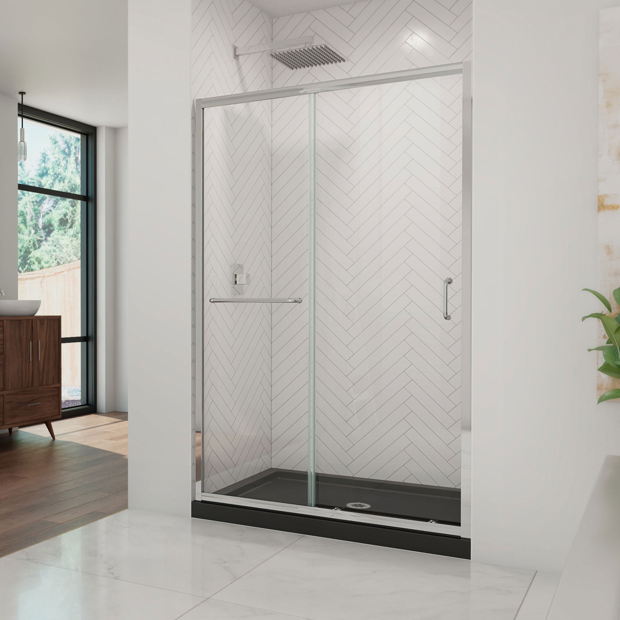 DreamLine Infinity-Z 48" W Shower Door and Base