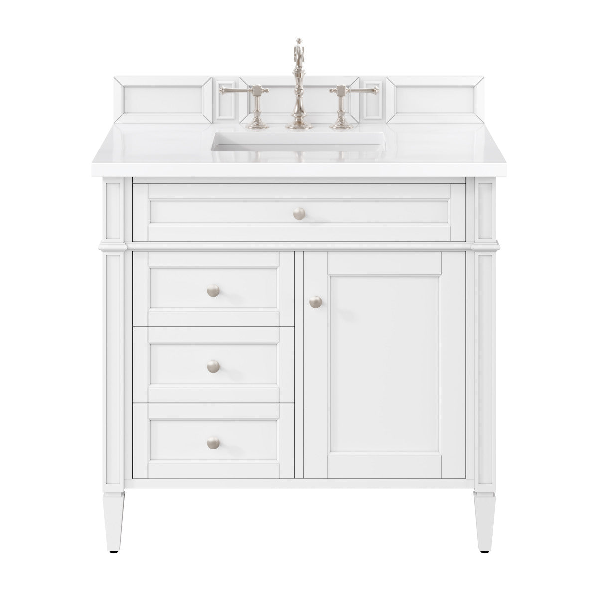 Brittany 36" Single Vanity in Bright White