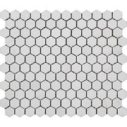 Dolomiti Polished Marble Mosaic Hexagon 1"