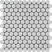 Dolomiti Polished Marble Mosaic Penny Round 1"