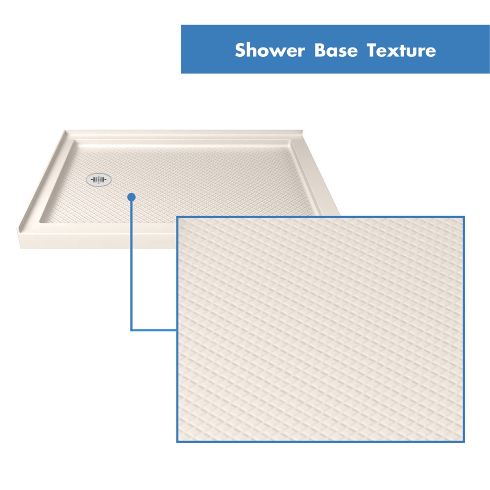 DreamLine Flex 48" W Shower Enclosure Kit