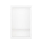 Double Shelf Recessed Niche in Designer White