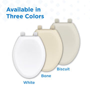 Gerber Adjustable Slow Close Elongated Toilet Seat with Cover