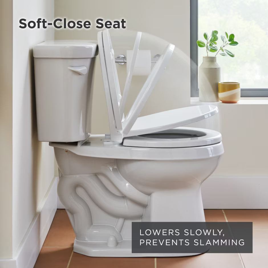 Gerber GC550129 Round Front, Undermount, Soft-Close Toilet Seat