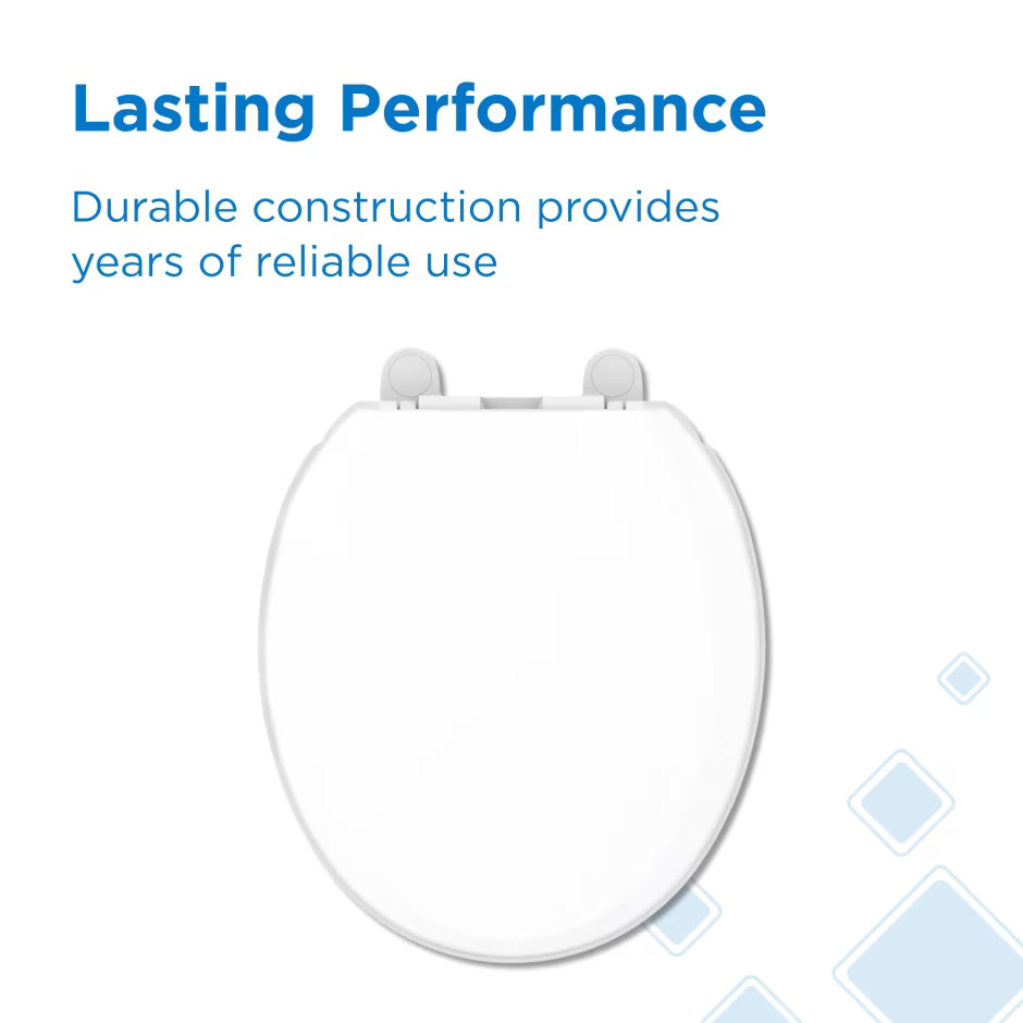 Gerber GC550129 Round Front, Undermount, Soft-Close Toilet Seat