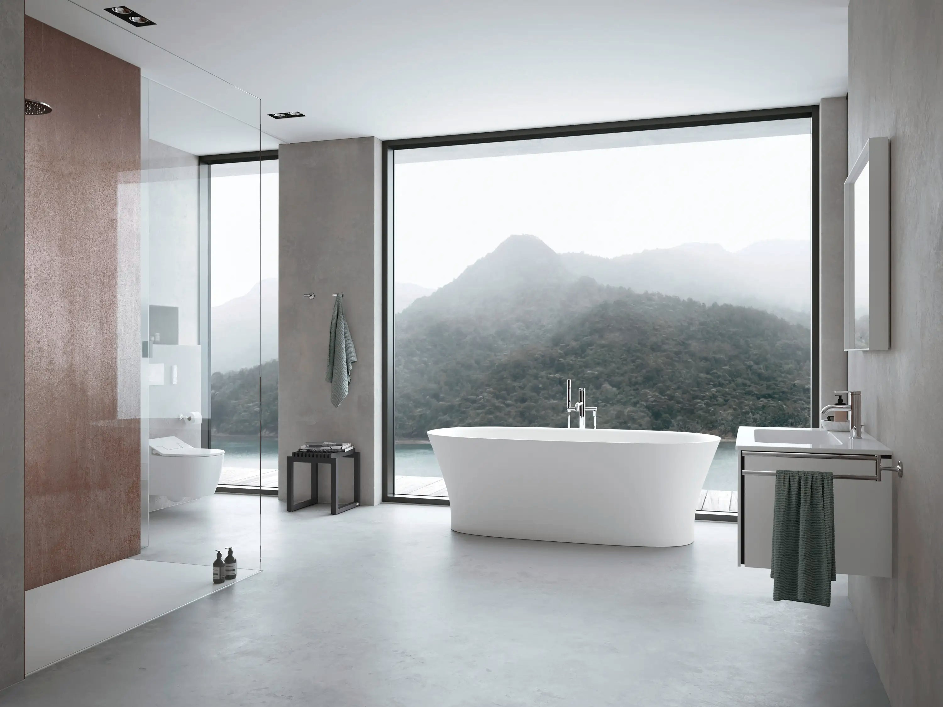 Duravit L-Cube 32 1/4'' Wall Mount One Drawer Single Vanity Cabinet, Sink Sold Separately