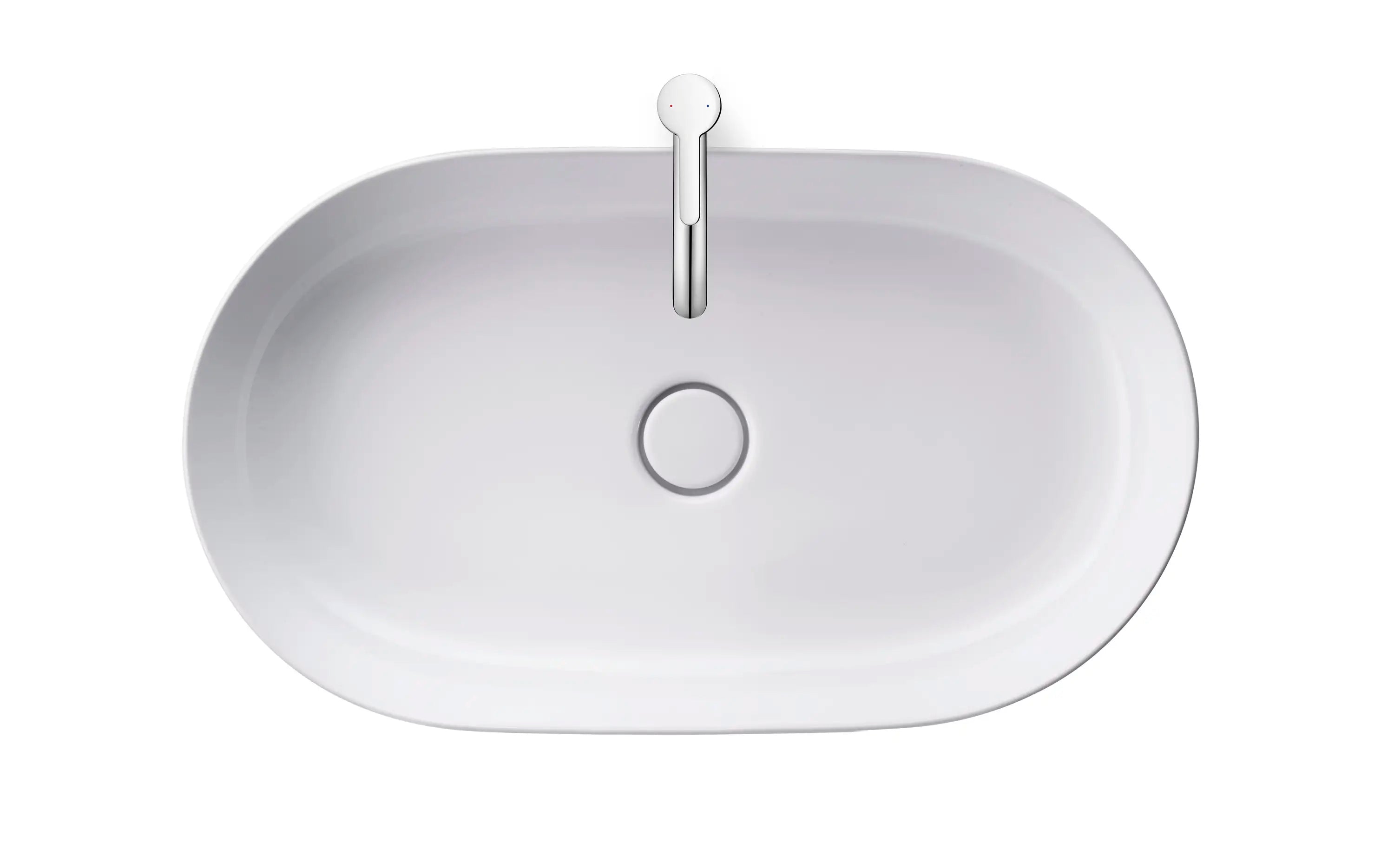 Duravit Luv 27 1/8'' Oval Vessel Sink in White