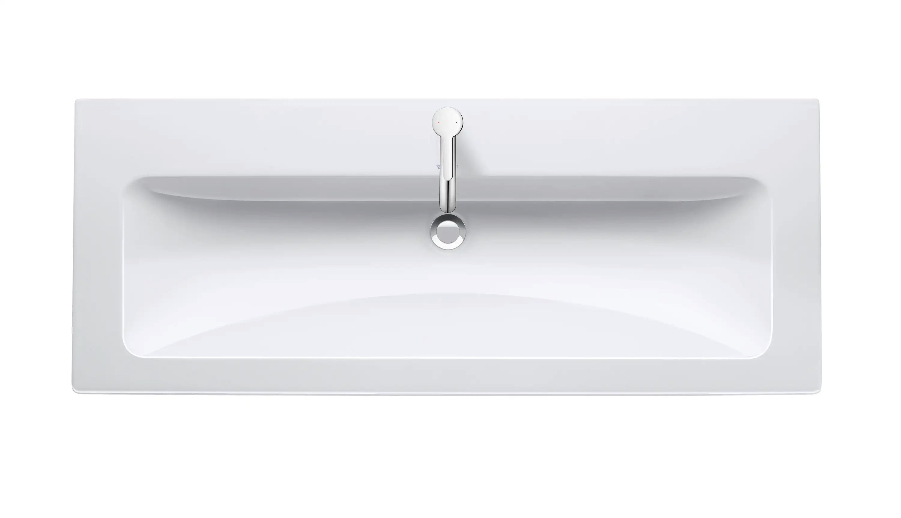 Duravit ME by Starck 48 3/8'' Rectangular Wall Mounted Sink with Single Faucet Hole and with Overflow
